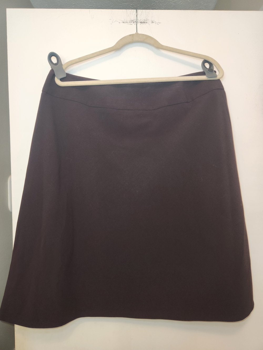 Josephine Chaus A-Line Skirt - Dark Brown 16